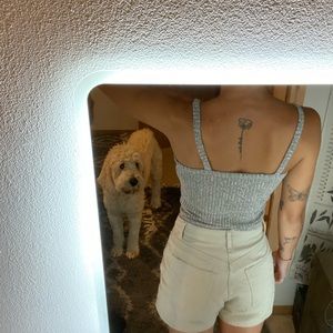 American Eagle grey tank